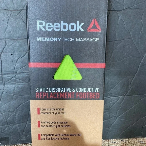 New Reebok Memory Tech Massage Static Replacement Footbed Men’s Size 4 - Picture 3 of 5